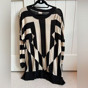 H&M striped oversized sweater!